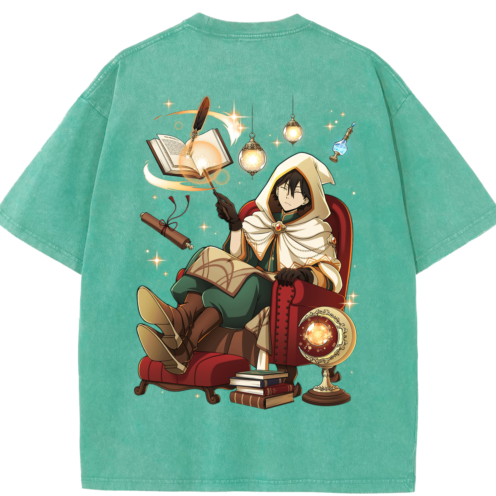 （画像用） 文豪ストレイドッグス Bungo Stray Dogs 綿100% ヴィンテージ風 半袖Tシャツ（背面プリント）